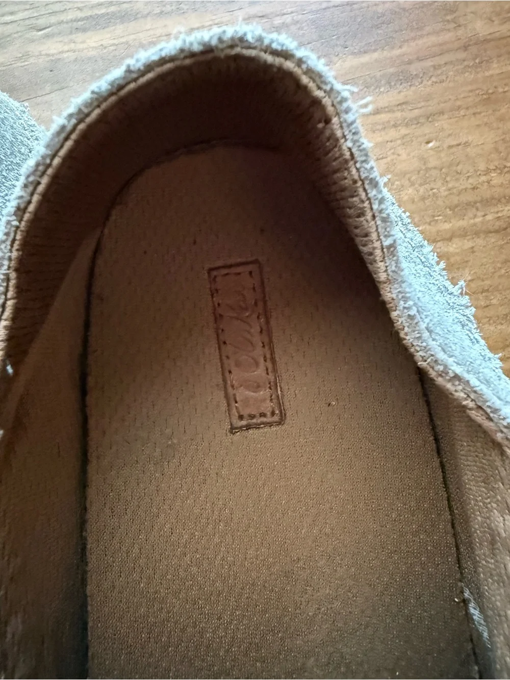 OluKai Men's Slip-On Suede Loafers in Light Gray-Taupe